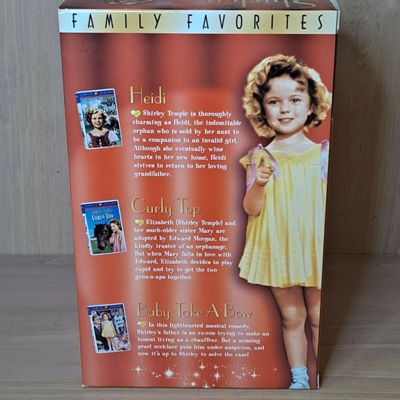 Shirley Temple Fox Family Feature Box Set Heidi Curly Top Baby Take A Bow - Picture 4 of 8